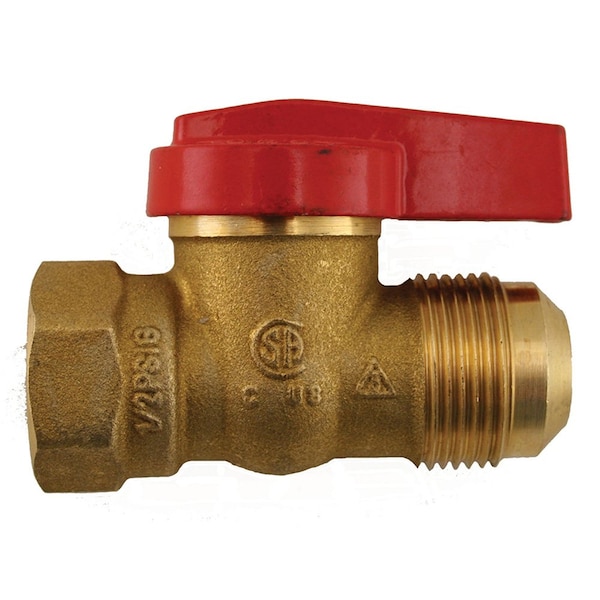 Jones Stephens 5/8in Flare x 3/4in. FIP Gas Ball Valve B67975 - main